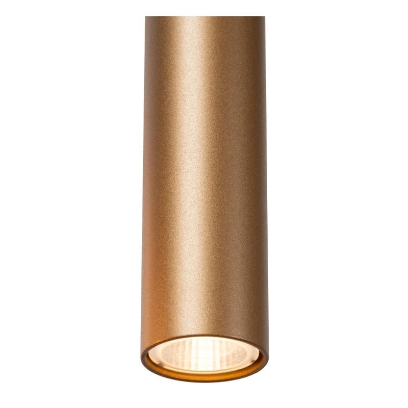 Lucide GRIFFITH - Závesné svietidlo - Ø 38 cm - LED Rozm. - 6x7,6W 2700K/4000K - Bronz